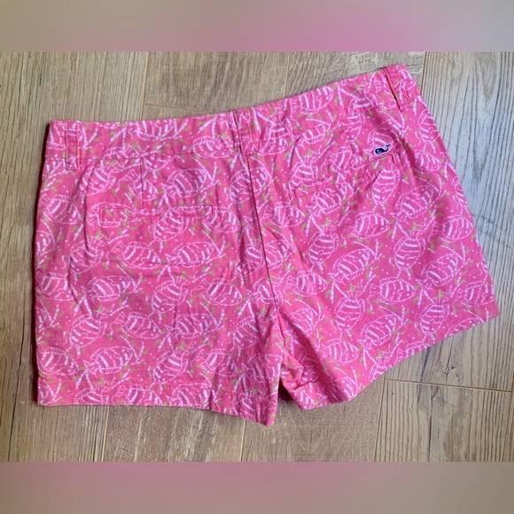 Vineyard Vines Pink and White Bermudas - Picture 7 of 7